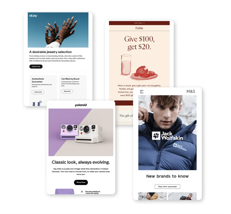 Brand-consistent email templates